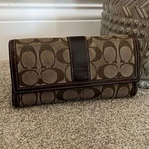 Coach large wallet